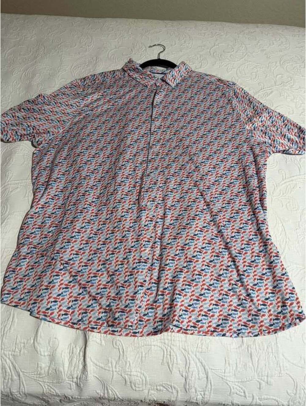 Johnston and Murphy Short Sleeve Button Up